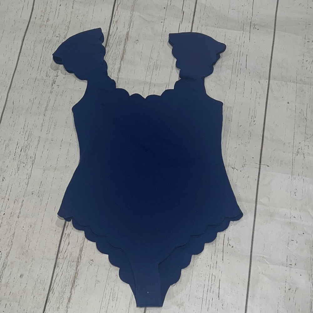 Marysia blue short sleeve bodysuit